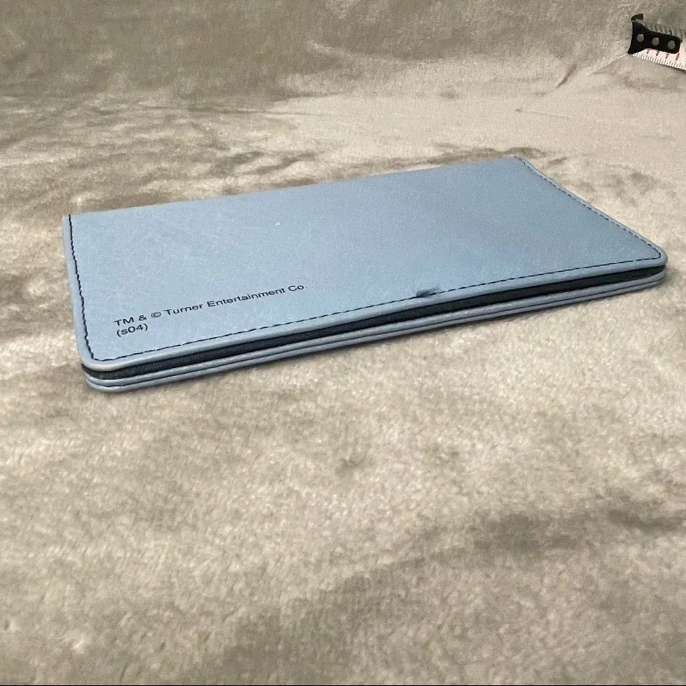 Tom and Jerry Light Blue Wallet Checkbook Credit Card Holder Turner Ent